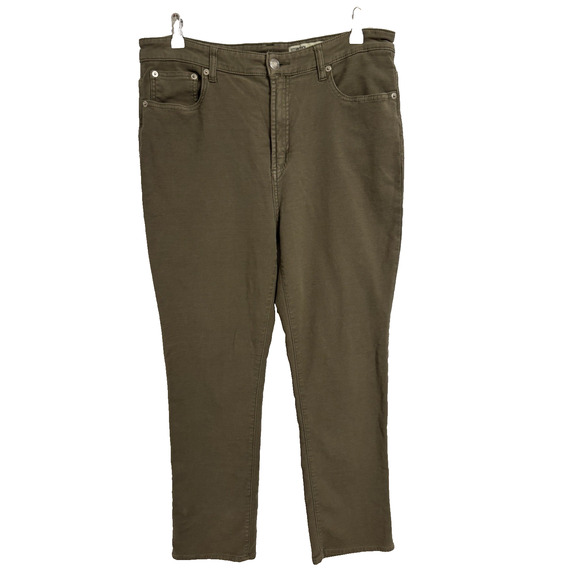 32 Degrees Cool Womens 16 Sweatpant Jean Olive Travel Comfy Loungewear Essential - Picture 1 of 9